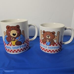 Vintage Little Dipper Big Dipper Mug Set